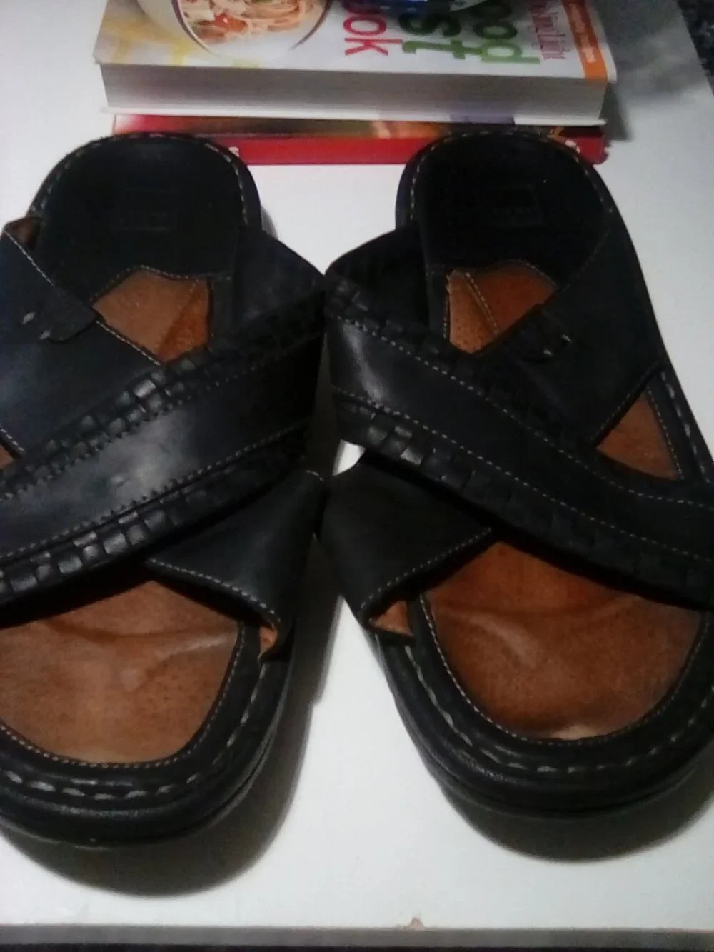 Johnston Murphy Slip on Sandals